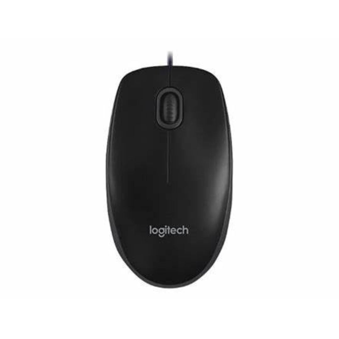 Logitech B100 USB Wired Mouse Precision Optical Sensor