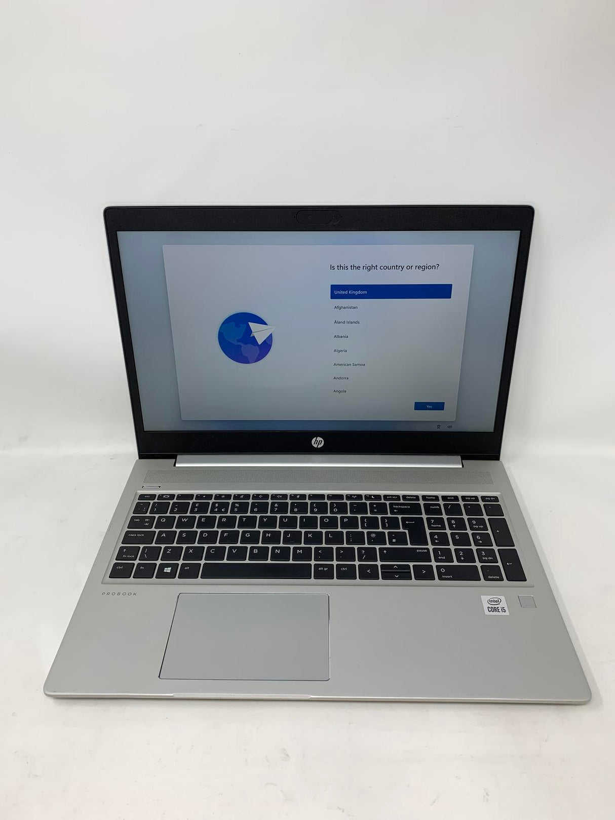 HP Laptop ProBook 450 G7 Windows 11 15.6" Laptop i5 10th Gen 8GB RAM 256GB SSD