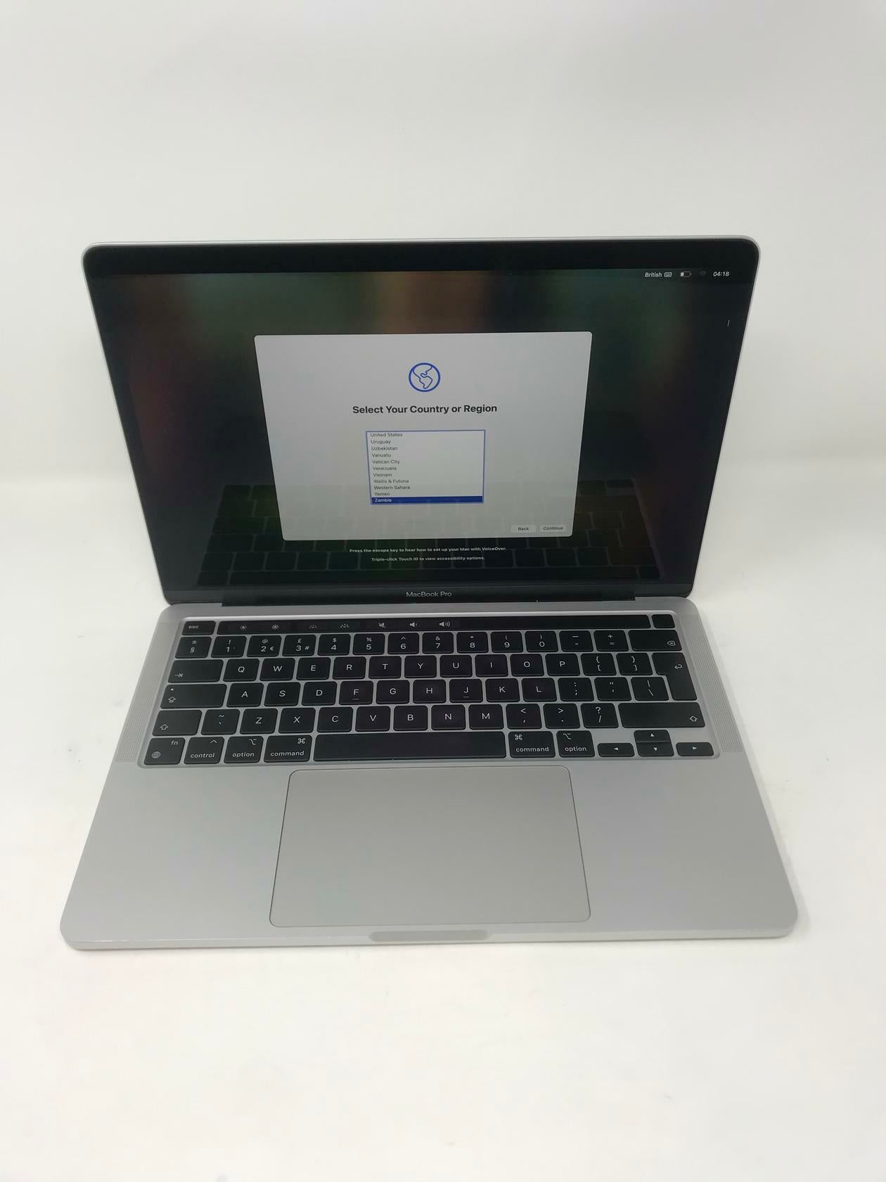 Apple MacBook Pro M1 2020 13.3" 8 Core Touchbar 8GB 256GB A2338 Silver