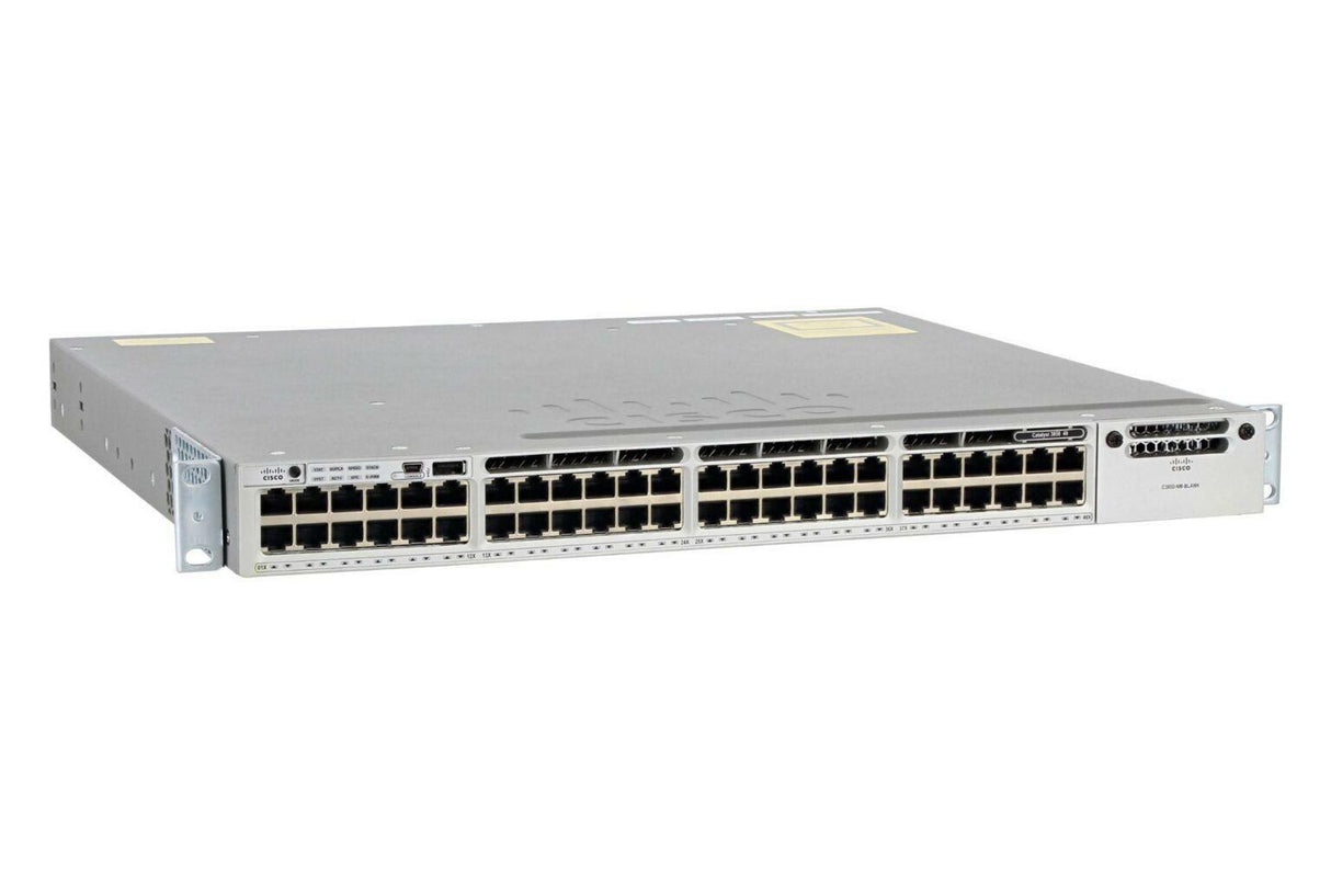 Cisco Catalyst WS-C3850-48T-S 48-Port Gigabit Layer 3 Switch 2 x PSU IP Base
