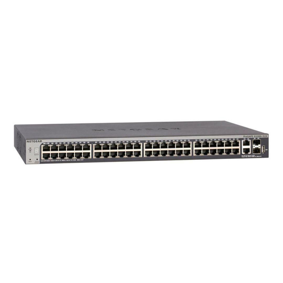 NETGEAR S3300-52X-PoE+ GS752TXP 52-Port Gigabit Stackable Smart Switch 48 PoE+