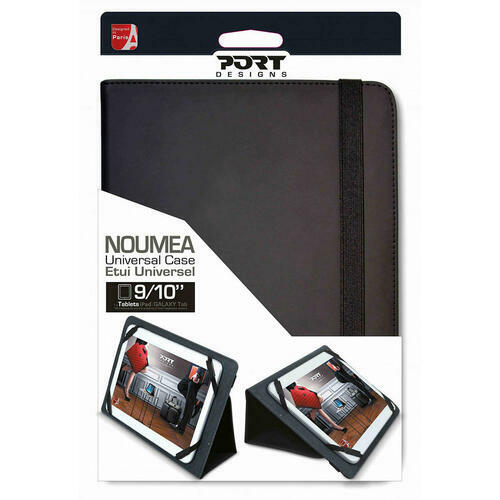 PORT Designs NOUMEA Universal Tablet Case 9/10” Cover with Stand Black Tab/IPad