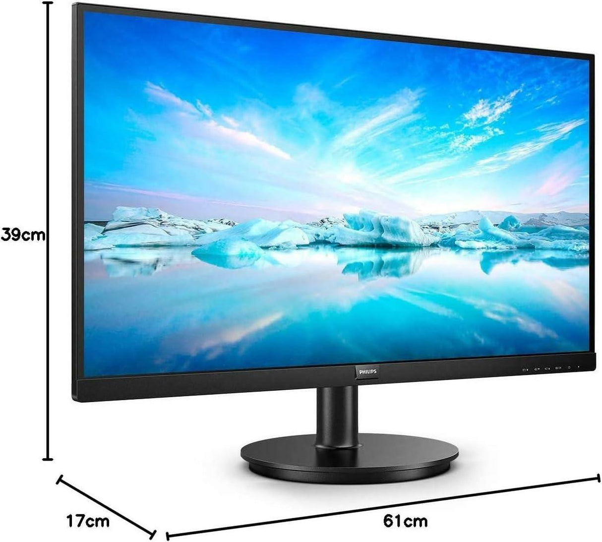 Philips 275V8LA 27in Full HD LED Monitor HDMI DisplayPort VESA Mountable