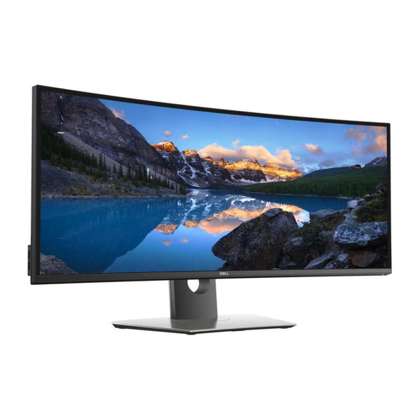 Dell U3419W Curved 34" Ultrawide WQHD IPS USB-C Monitor with KVM Hub Black Stand