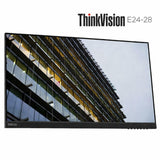 Dual Monitor Screen Bundle 24" Lenovo ThinkVision E24-28 HDMI DP VGA Full HD